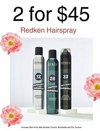 Redken Hairspray sale