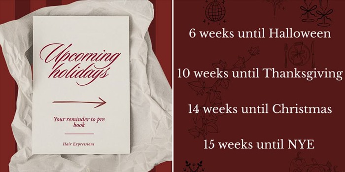 Pre-book Holidays